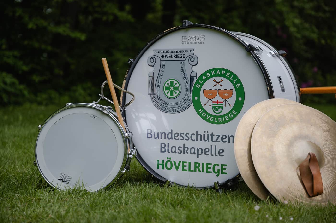 Schlagzeug der Blaskapelle